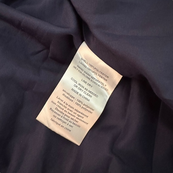 VERA WANG WHITE Navy one shoulder long dress - Picture 8 of 9